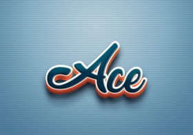 Cursive Name DP: Ace