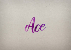 Ace Watercolor Name DP