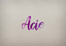 Acie Watercolor Name DP