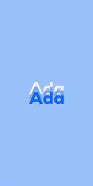 Name DP: Ada