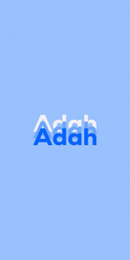 Name DP: Adah