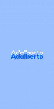 Name DP: Adalberto