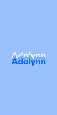 Name DP: Adalynn