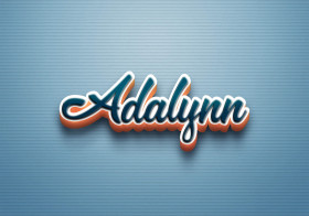 Cursive Name DP: Adalynn