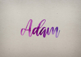 Adam Watercolor Name DP