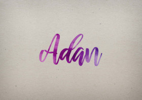 Adan Watercolor Name DP
