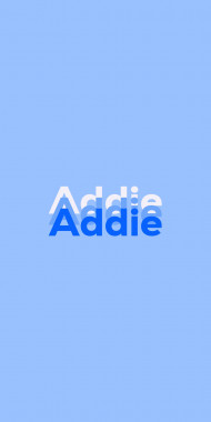 Name DP: Addie
