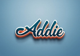 Cursive Name DP: Addie