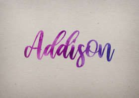 Addison Watercolor Name DP