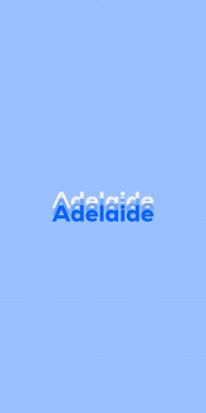 Name DP: Adelaide