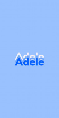 Name DP: Adele