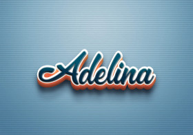 Cursive Name DP: Adelina
