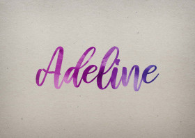 Adeline Watercolor Name DP