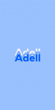 Name DP: Adell
