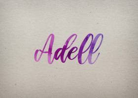 Adell Watercolor Name DP