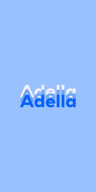 Name DP: Adella