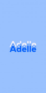 Name DP: Adelle