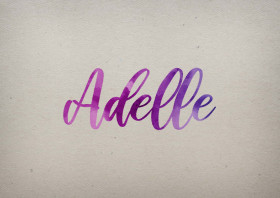 Adelle Watercolor Name DP