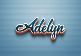 Cursive Name DP: Adelyn