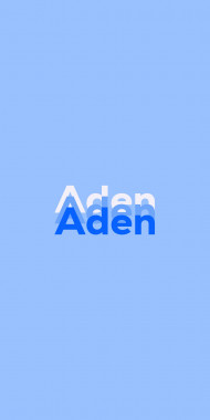 Name DP: Aden
