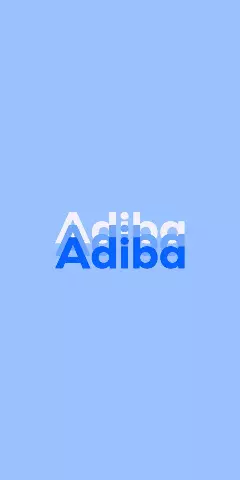 Name DP: Adiba