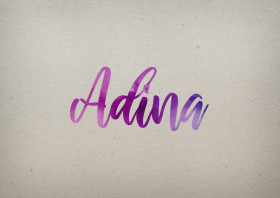 Adina Watercolor Name DP