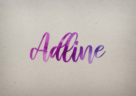 Adline Watercolor Name DP