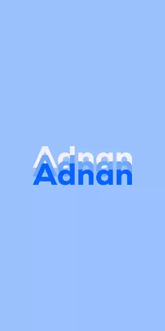 Adnan Name Wallpaper
