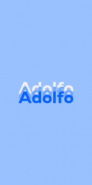 Name DP: Adolfo