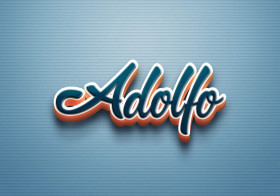 Cursive Name DP: Adolfo