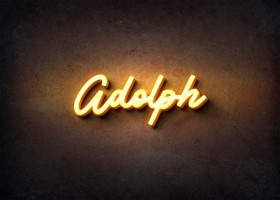 Glow Name Profile Picture for Adolph