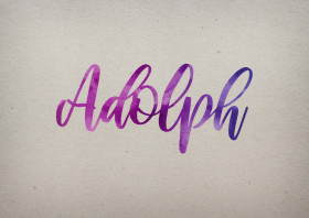 Adolph Watercolor Name DP