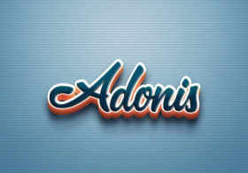 Cursive Name DP: Adonis