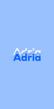 Name DP: Adria