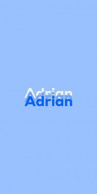 Name DP: Adrian