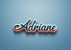 Cursive Name DP: Adriane