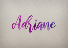 Adriane Watercolor Name DP