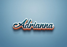 Cursive Name DP: Adrianna