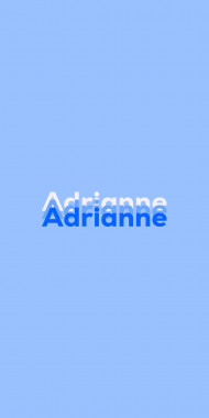 Name DP: Adrianne