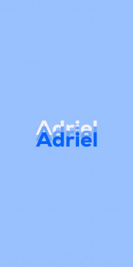Name DP: Adriel