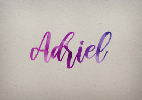 Adriel Watercolor Name DP