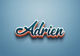 Cursive Name DP: Adrien
