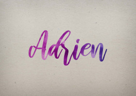 Adrien Watercolor Name DP