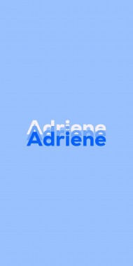 Name DP: Adriene
