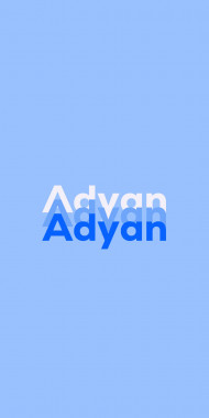 Name DP: Adyan