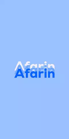 Name DP: Afarin