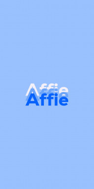 Name DP: Affie