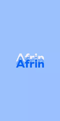 Name DP: Afrin