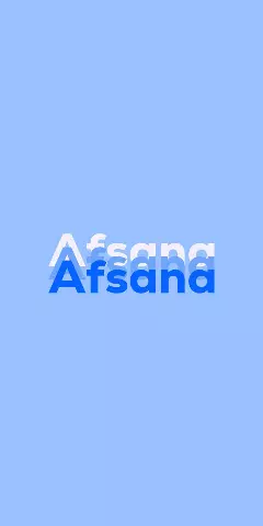 Name DP: Afsana