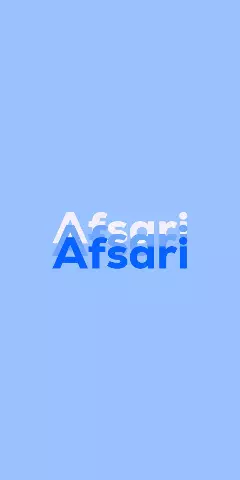 Name DP: Afsari